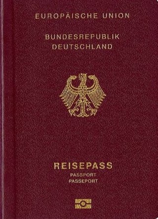 Front Cover of Germans Passport Front Cover of Germans Passport