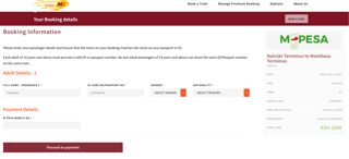 Provide Passenger Details