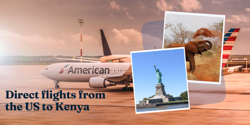Direct flights from the US to Kenya
