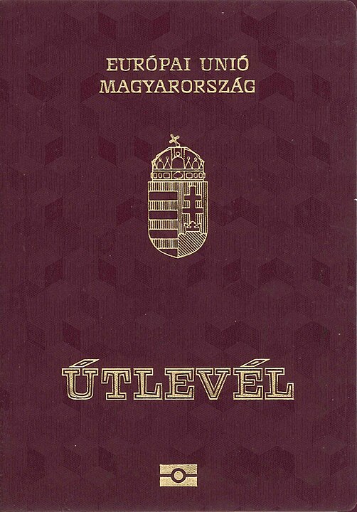 Front Cover of Hungary Passport Front Cover of Hungary Passport