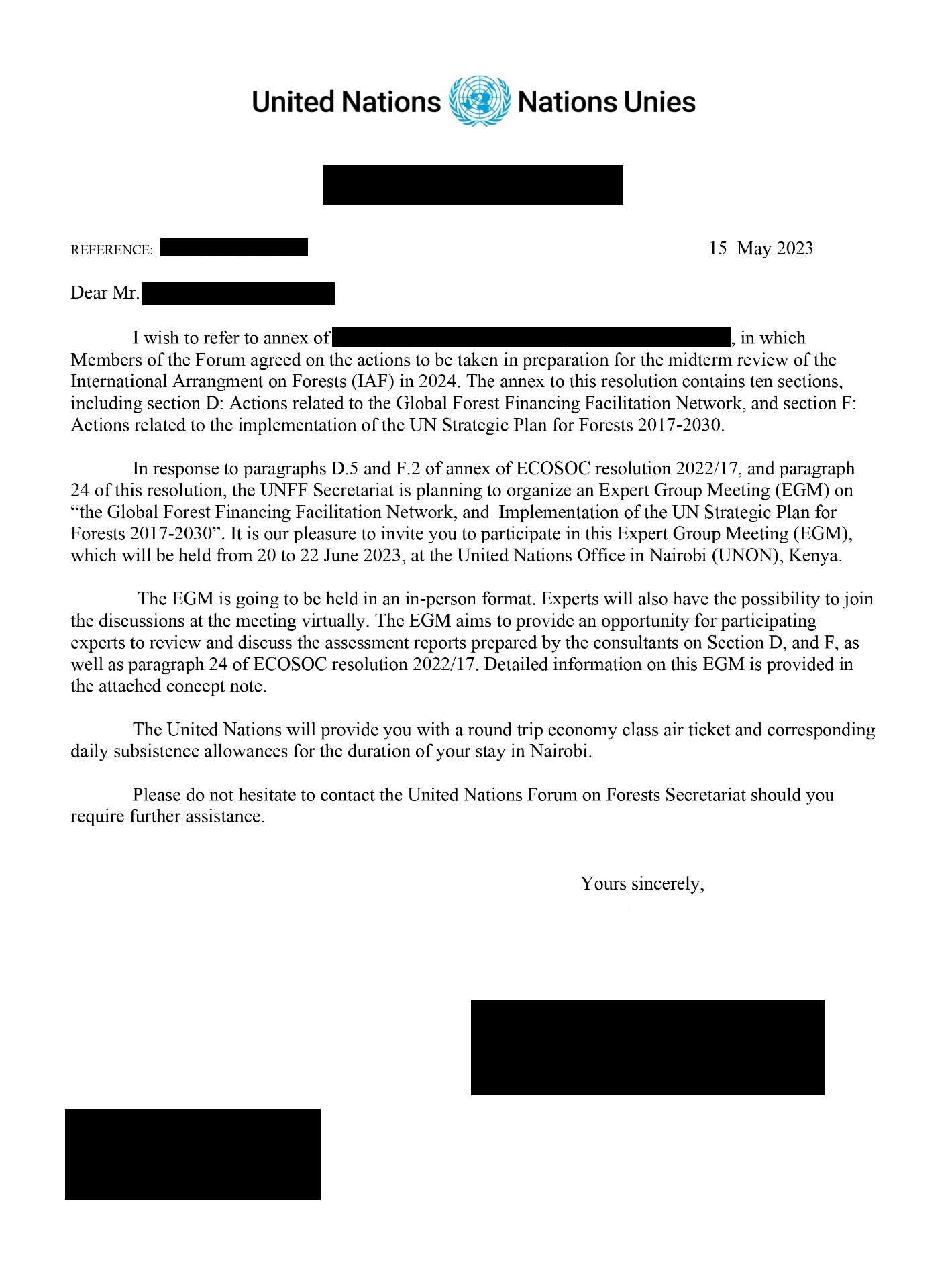 Письмо-приглашение для поездки в Кению, evisa Письмо-приглашение для поездки в Кению, evisa
