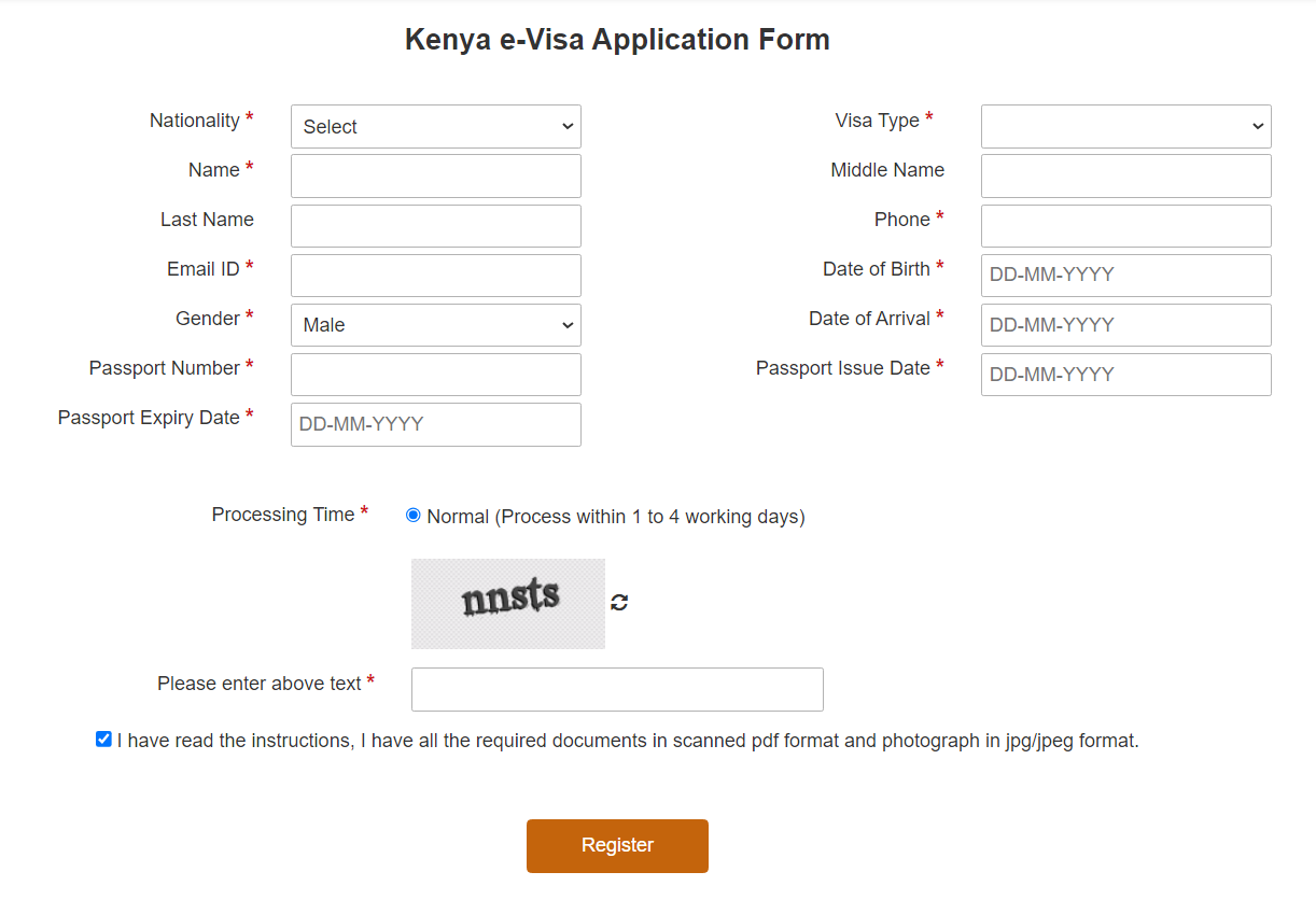 Kenya eVisa Kenya eVisa