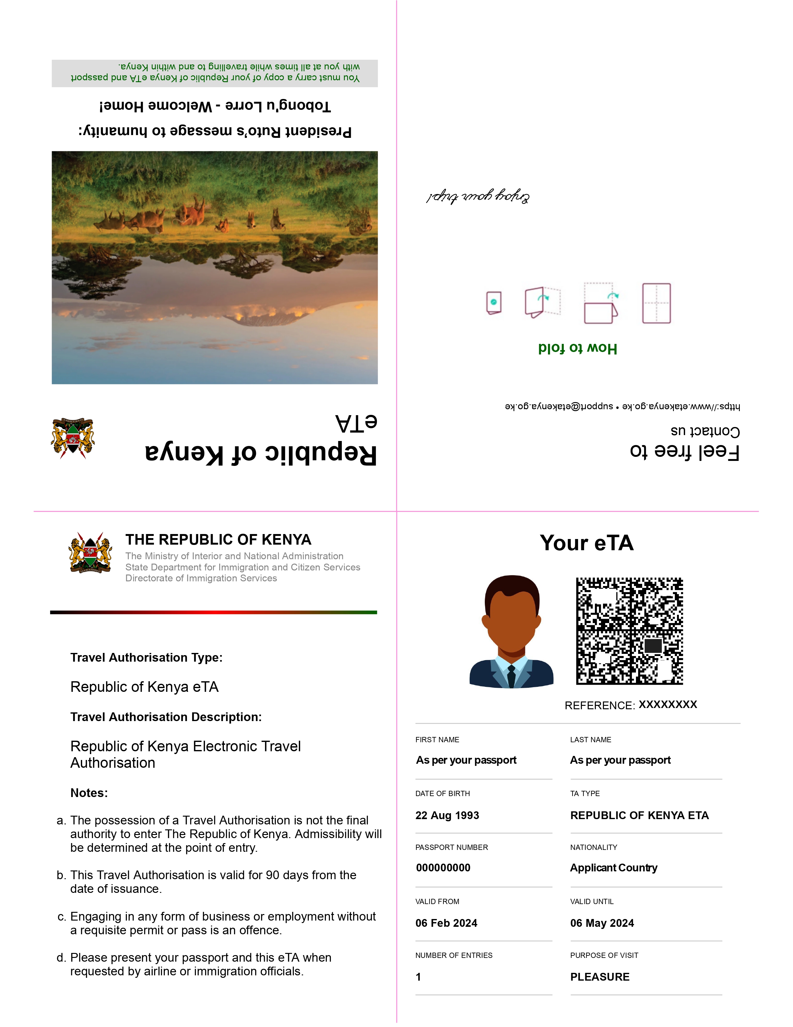  Kenya eTA for South Korean Travellers