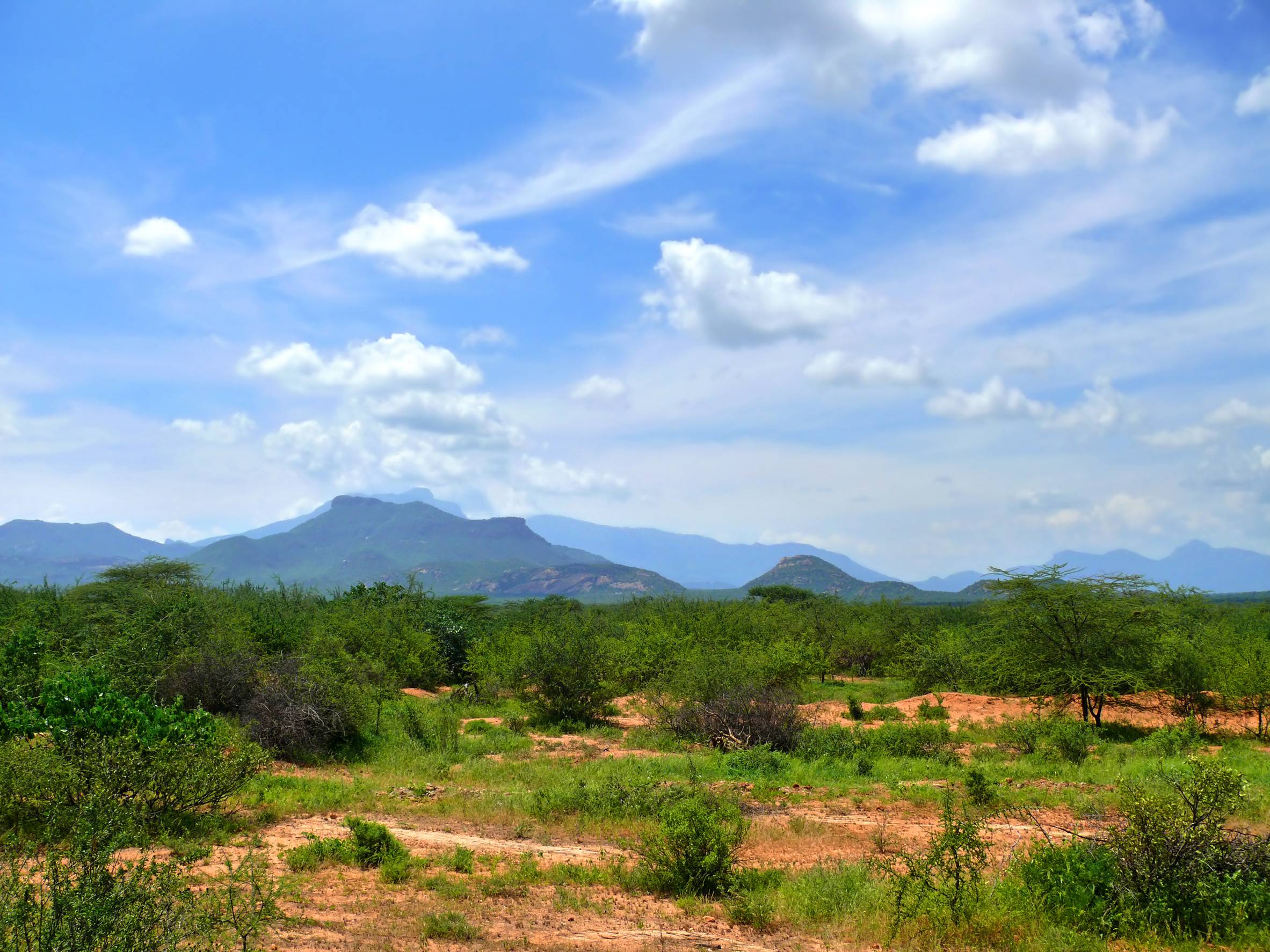 Berge Landschaft Natur Afrika Kenia