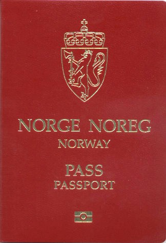 Front Cover of Norwegians Passport Front Cover of Norwegians Passport